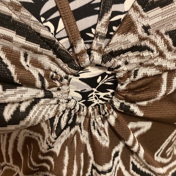 ZARA jacquard  back out midi dress - Picture 8 of 9